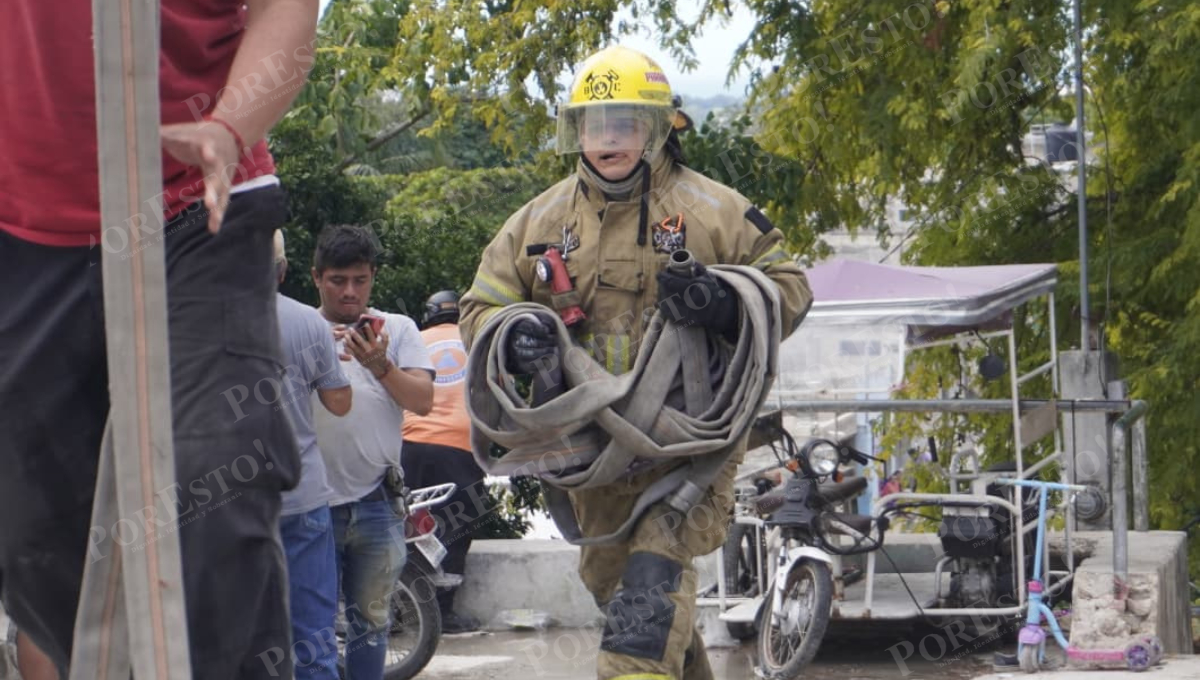Emergencia atendida: explosión de gas moviliza a policías y paramédicos
