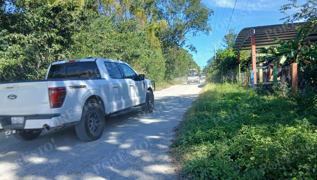 La búsqueda se efectuó en una parcela cercana a la colonia rural La Chiquita.