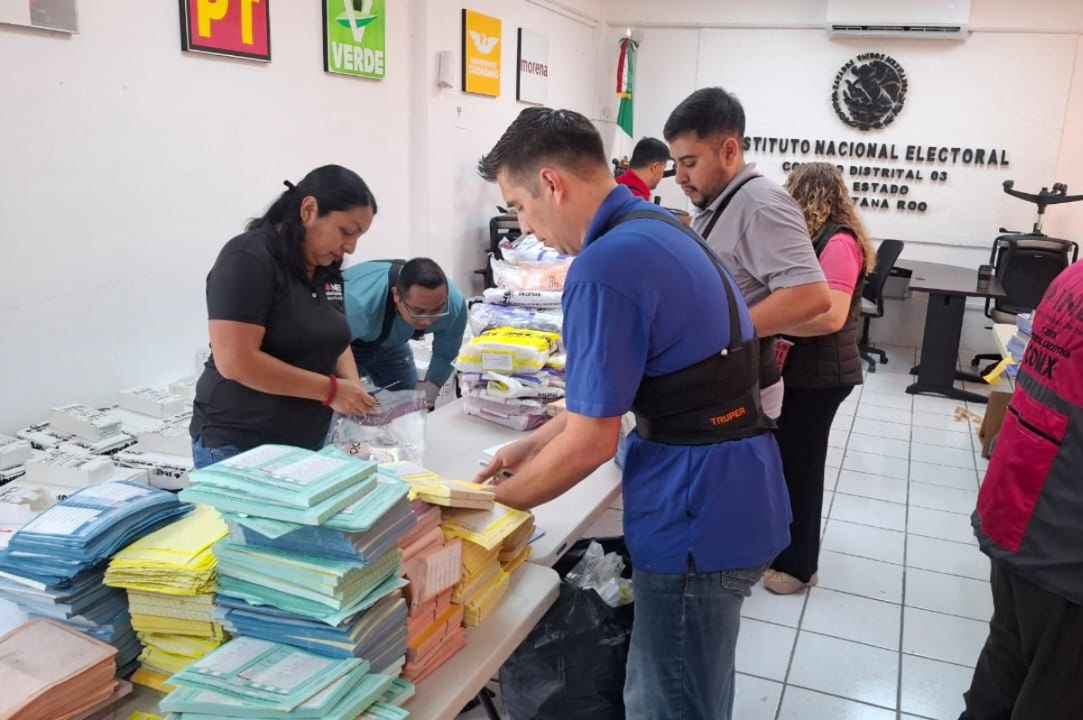 INE en Quintana Roo culmina reciclaje del material electoral