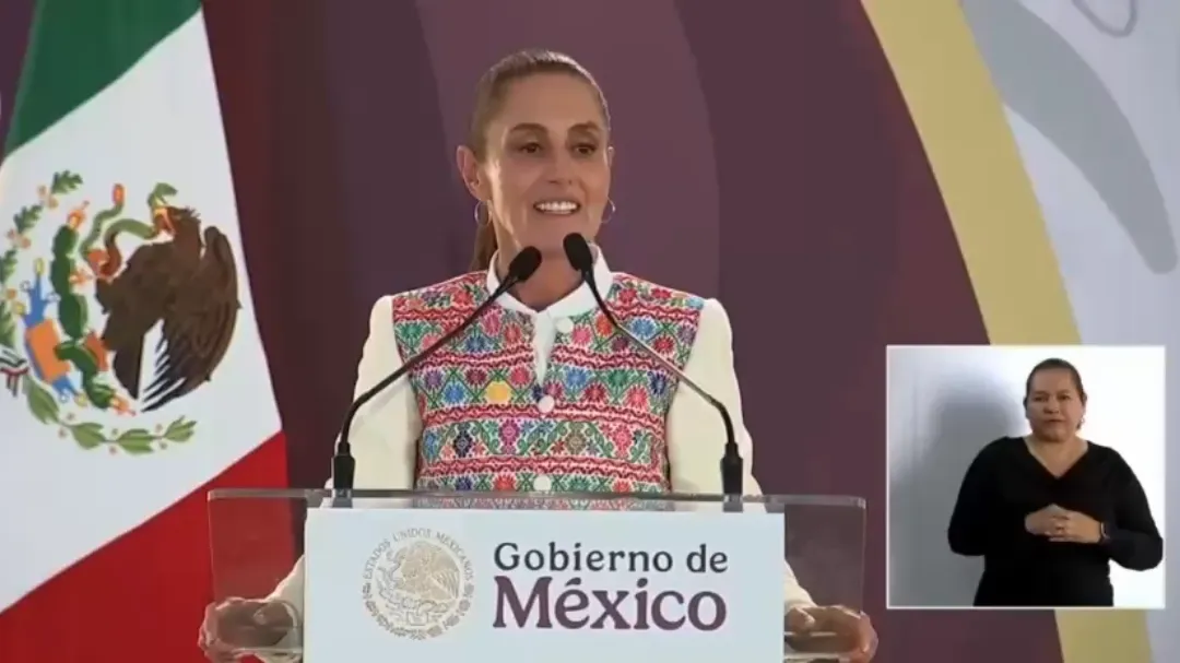 Presidenta Claudia Sheinbaum en Acatzingo, Puebla.
