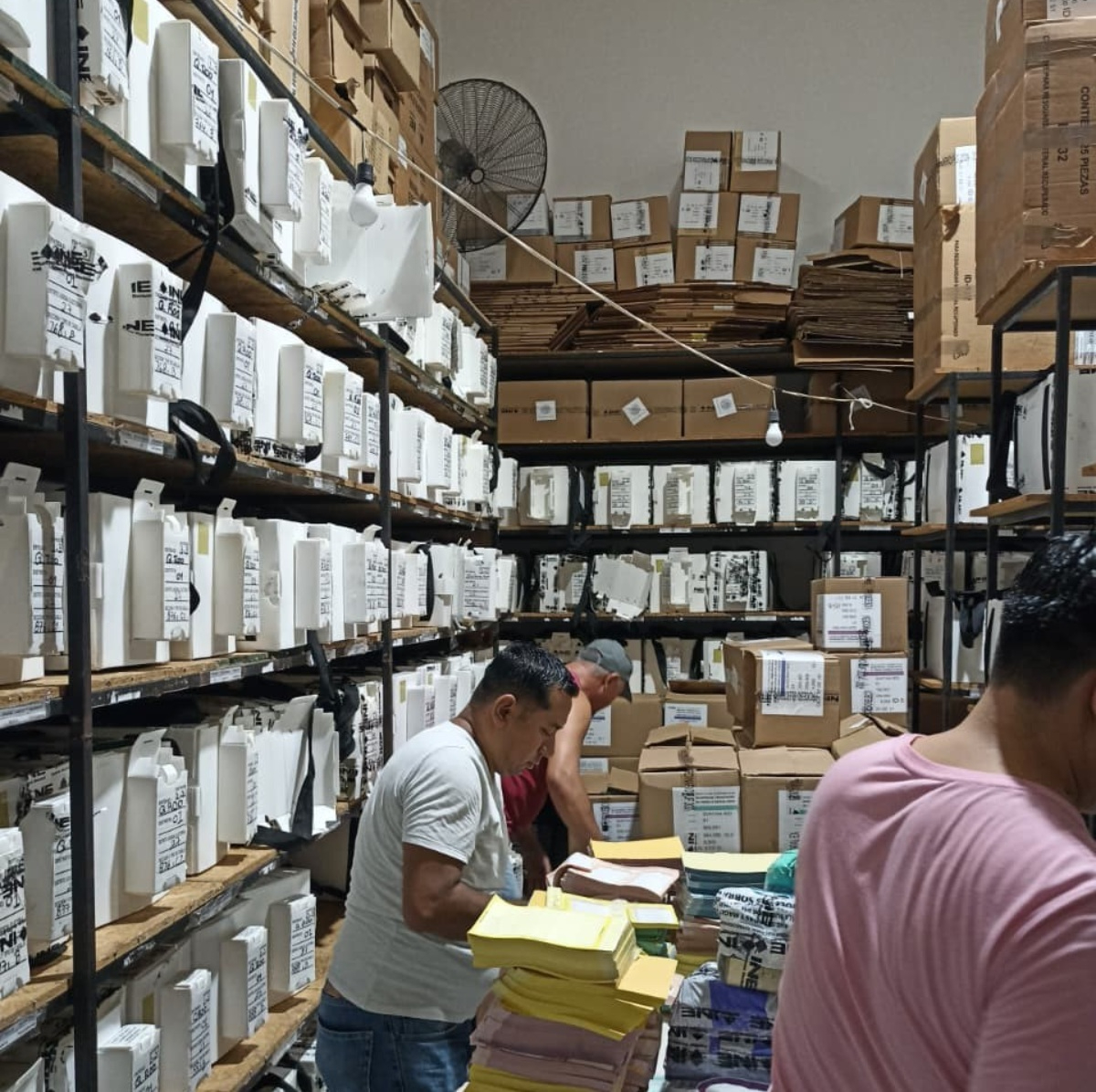 Reciclaje del material electoral