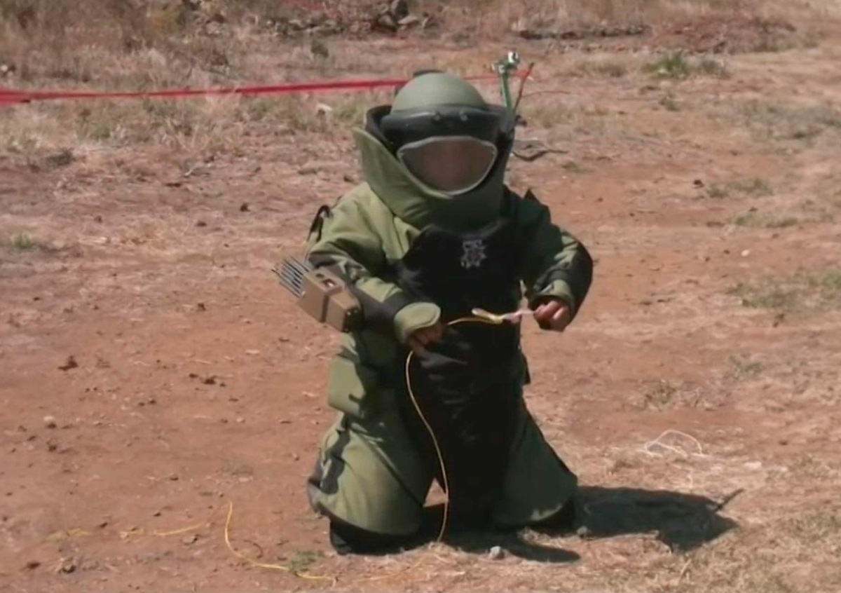 Escuadrón Antibombas de Quintana Roo por el Mundial de Fútbol.