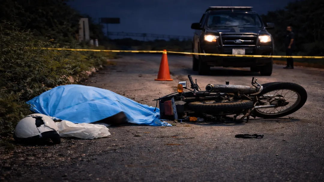 Extraña muerte en Chemax: accidente vial y mordedura de serpiente involucrados