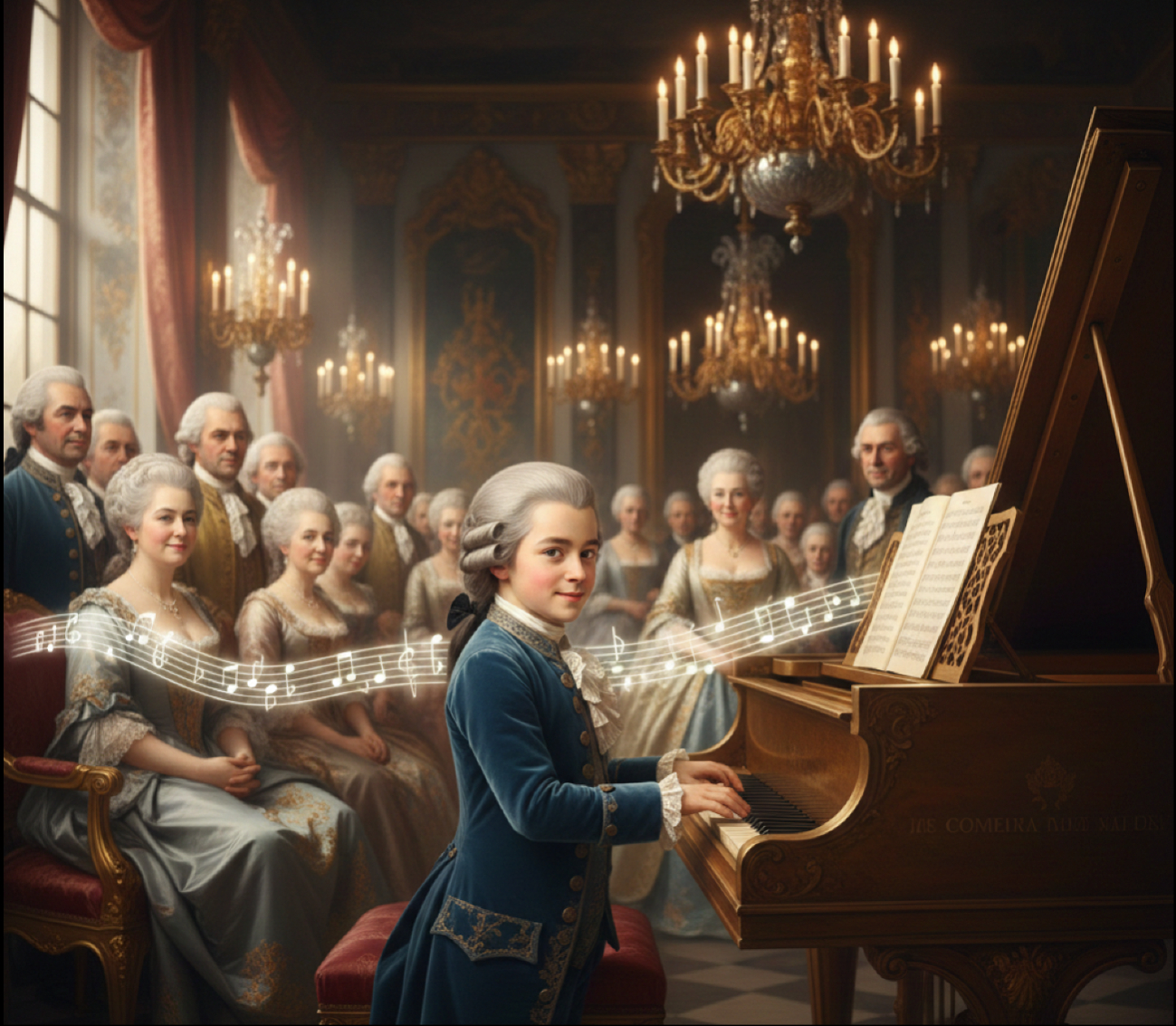 Mozart, el niño que maravilló al Mundo y conquistó a la música.
