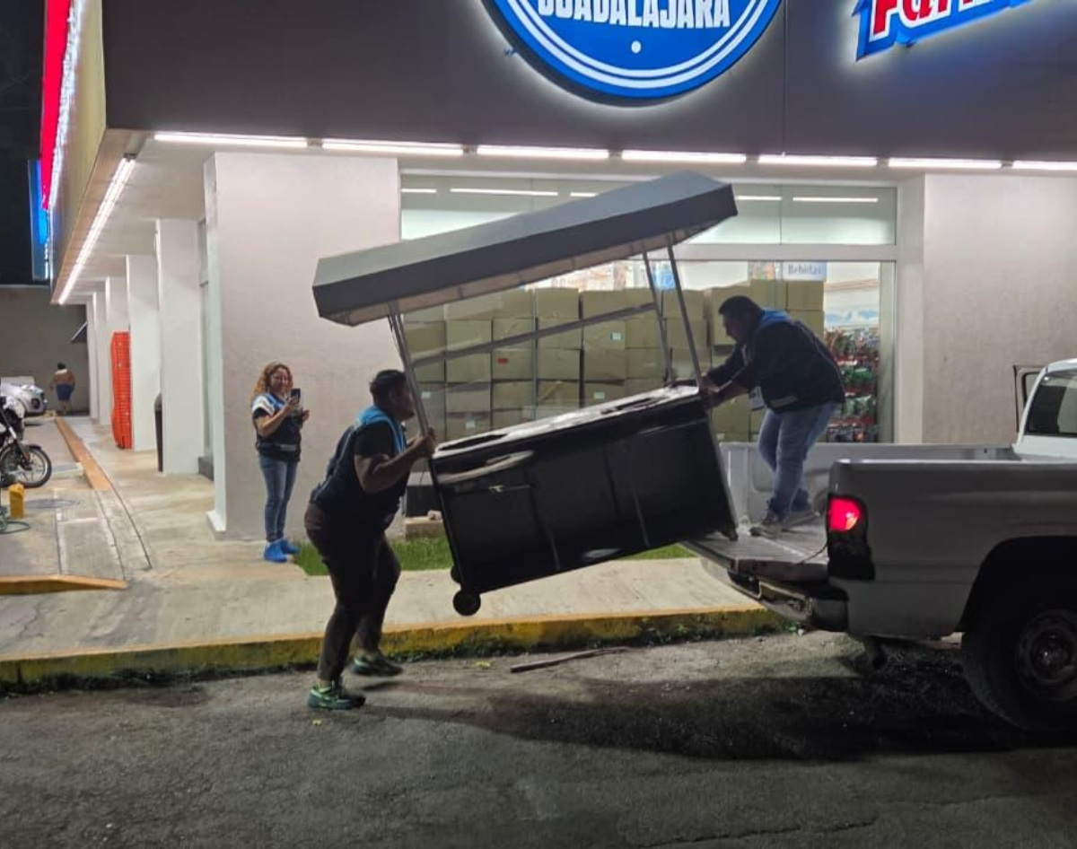 En el fraccionamiento Francisco de Montejo se decomisó un carro de marquesitas