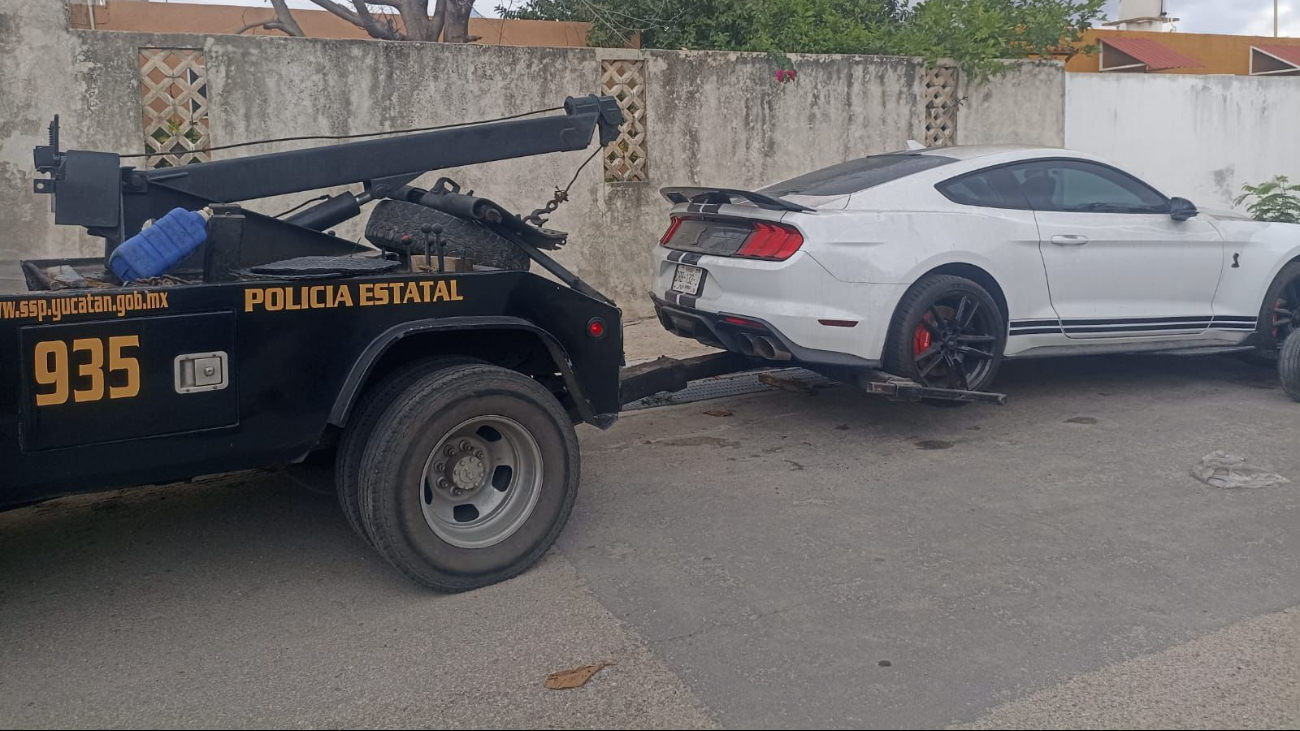 La SSP Yucatán retiró el vehículo estacionado