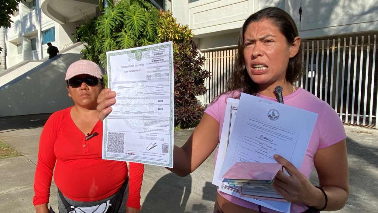La protesta tuvo como objetivo acompañar a la madre durante la audiencia, sin interferir en el proceso judicial.