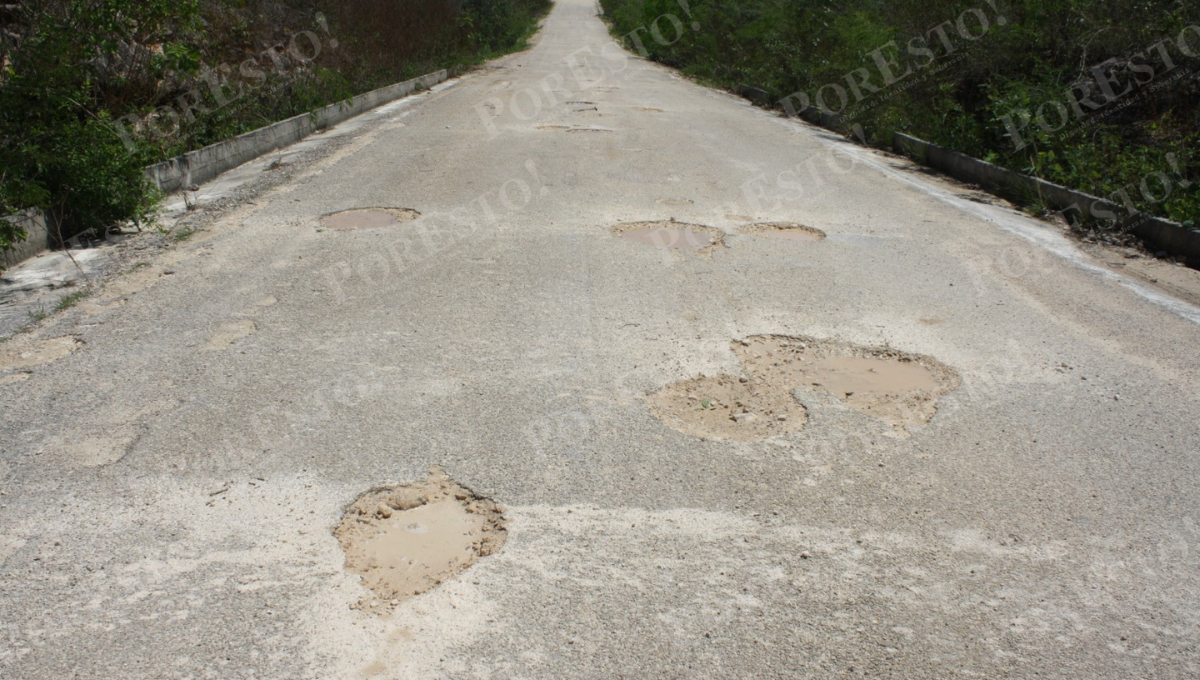 Se trata de un tramo de 12 kilómetros lleno de baches y sin mantenimiento desde hace más de seis años.