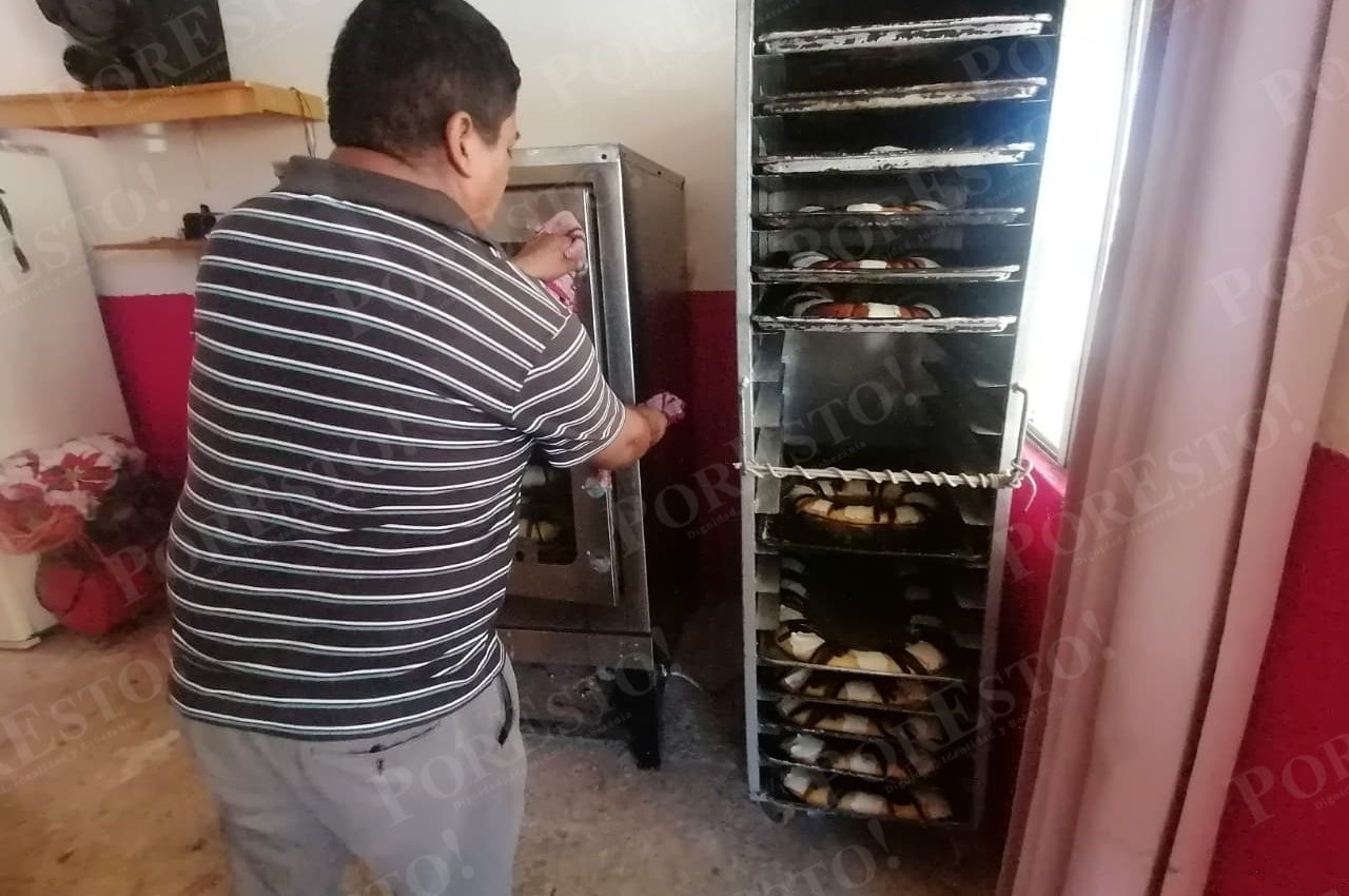 La fabricación de las roscas es de manera totalmente artesanal.