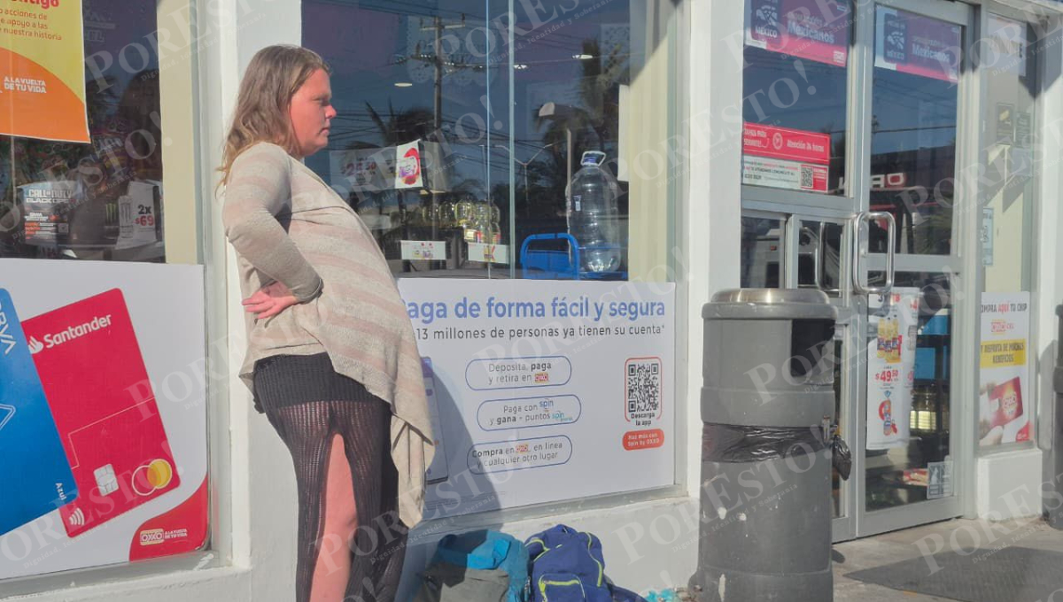 Una joven británica deambula desde hace días por distintos puntos de Ciudad del Carmen.