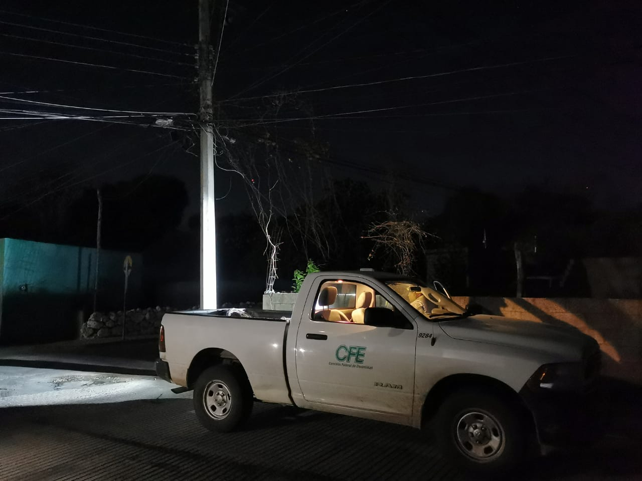 Las fallas intermitentes iniciaron desde la tarde de ayer