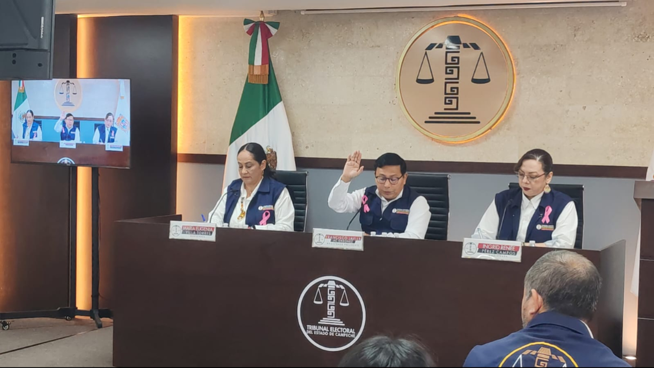 El Tribunal Electoral del Estado de Campeche revocó el acuerdo del IEEC sobre financiamiento partidista.