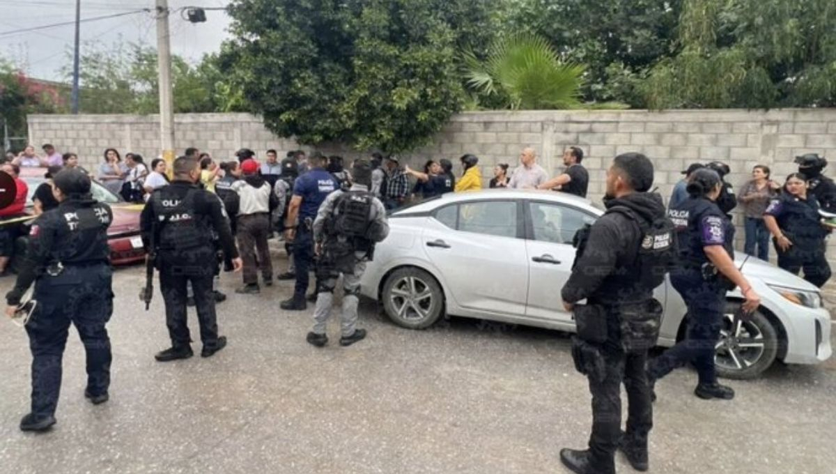 Elementos de la Policía Municipal, Policía Estatal, Fiscalía de Coahuila, Ejército Mexicano y Guardia Nacional desplegaron un operativo en los alrededores de la escuela