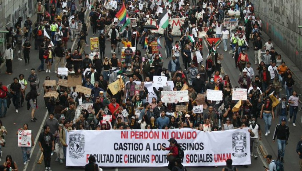 Marcha del 2 de octubre en la CDMX.