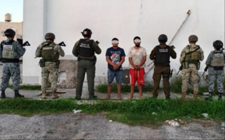 Operativo antidroga en la colonia Salinas de Gortari de Escárcega deja dos detenidos
