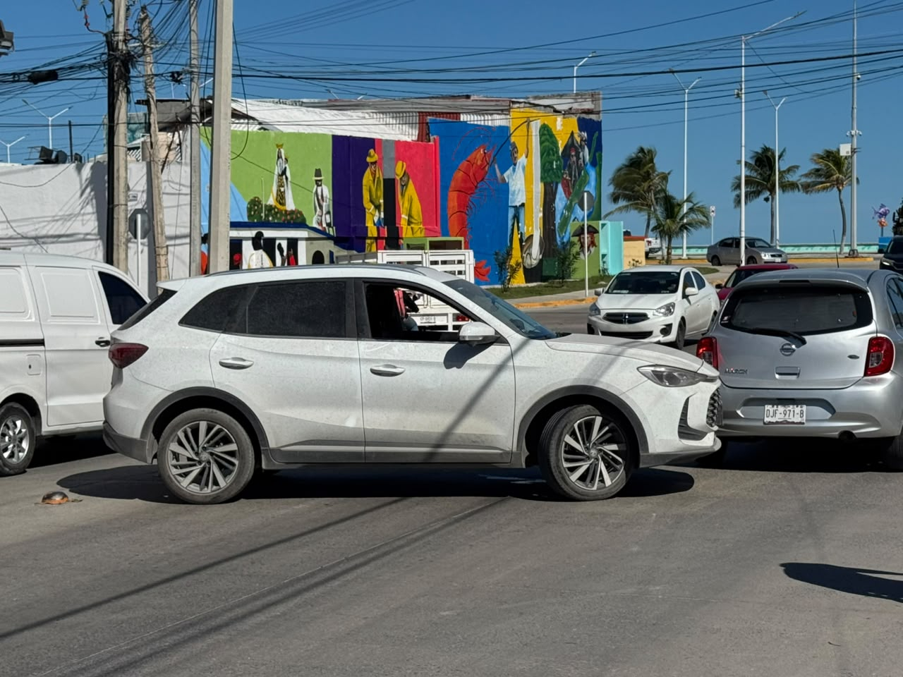 Un choque por alcance sobre la avenida Boquerón del Palmar generó caos vial leve durante la mañana de este jueves.