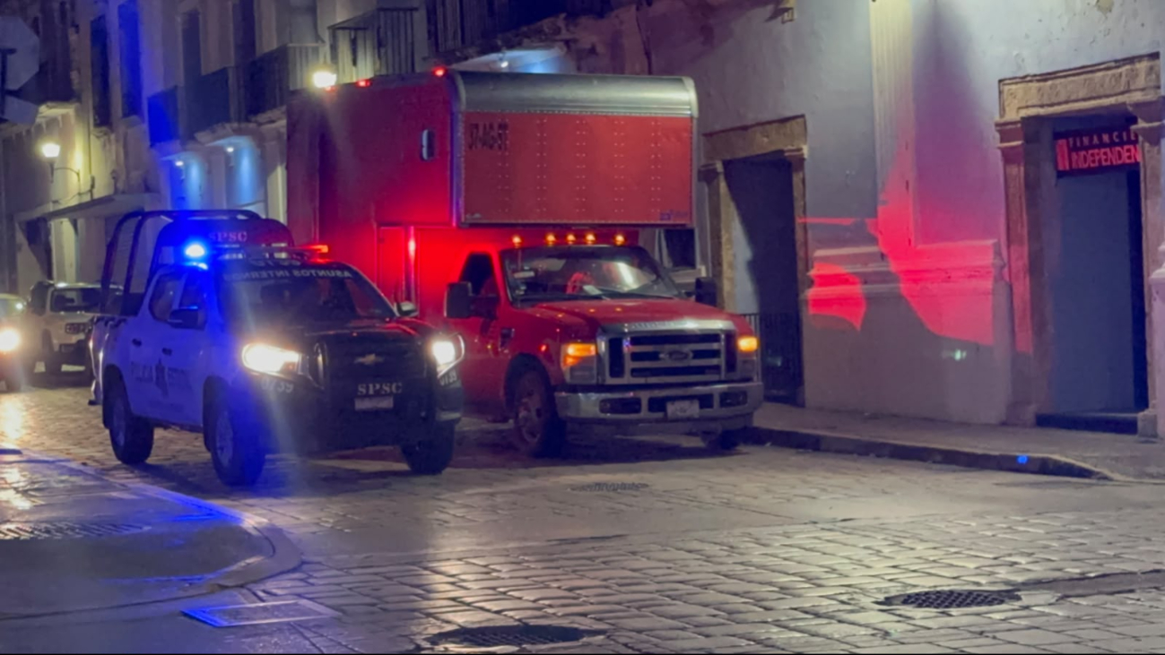 Una llamada de alerta movilizó a corporaciones de seguridad en el Centro Histórico de Campeche.