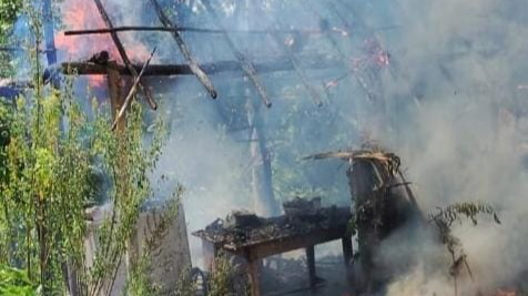 Las llamas destruyeron la cocina de una vivienda en José María Morelos