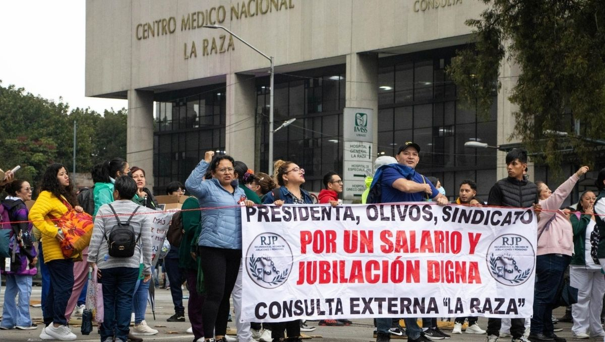Ante las manifestaciones, el Instituto reconoció el derecho de los trabajadores y jubilados a expresar sus inconformidades