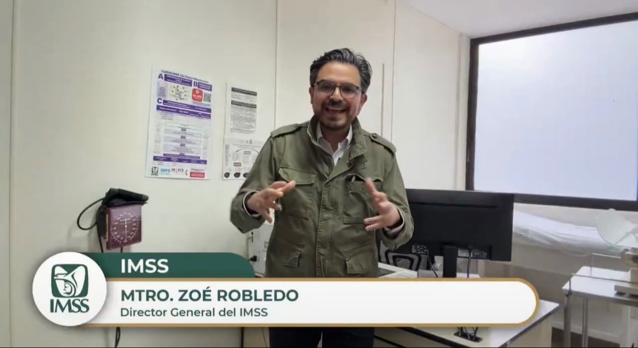 Zoé Robledo, director general del IMSS, informó sobre el crecimiento de la institución y los desafíos pendientes en la atención médica y el abasto de medicamentos\.