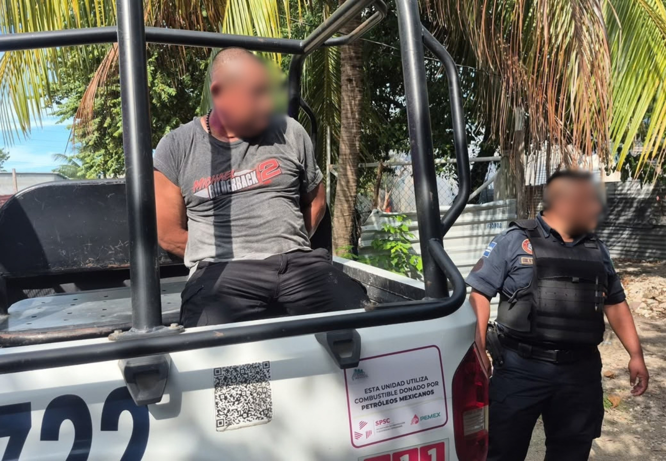 El hombre fue detenido y puesto a disposición de la autoridad
