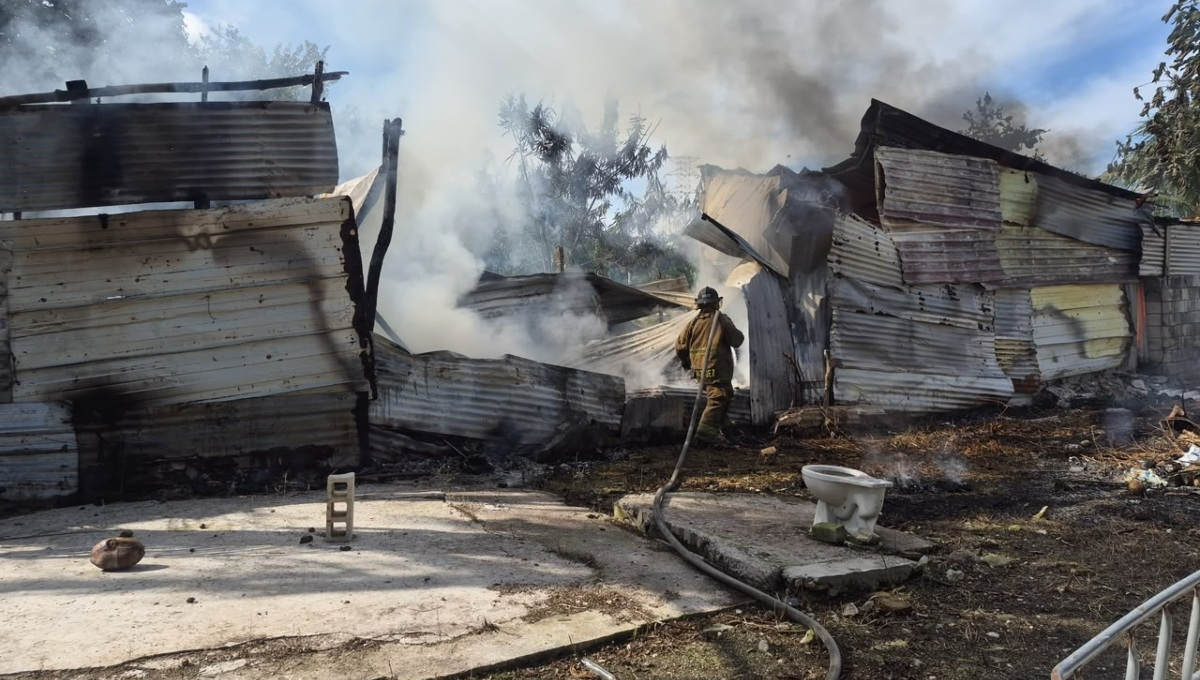 Incendio consume vivienda en la invasión 23 de Julio.