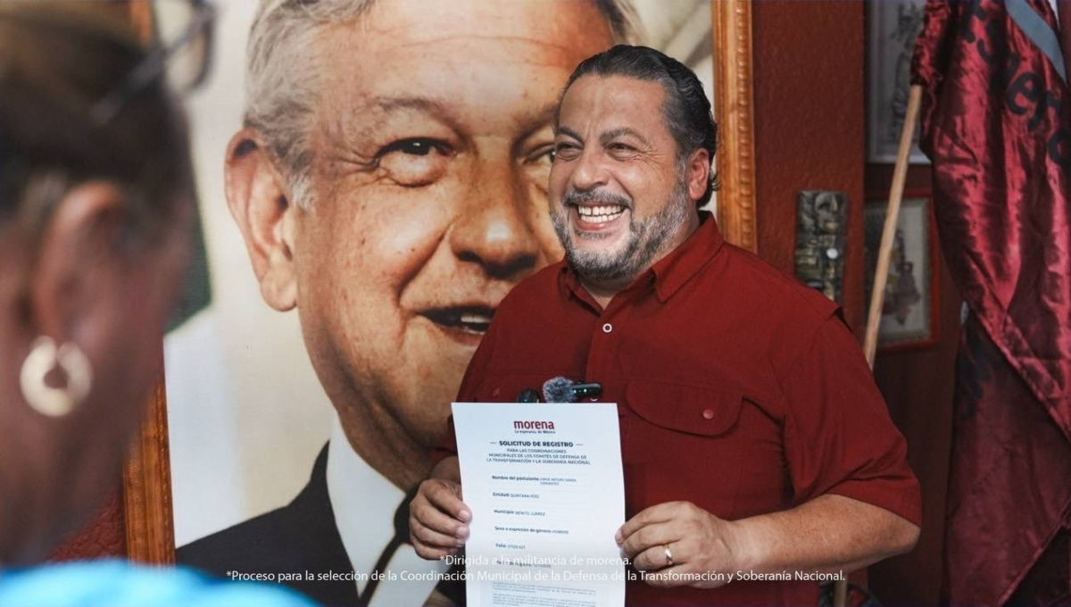 Jorge Sanén anuncia registro para buscar la coordinación de Morena.
