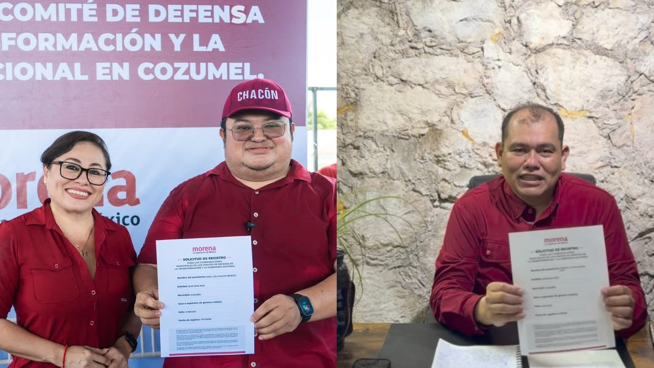 José Luis Chacón Méndez y Francisco Javier Aguirre Cruz se sumaron al proceso de registro