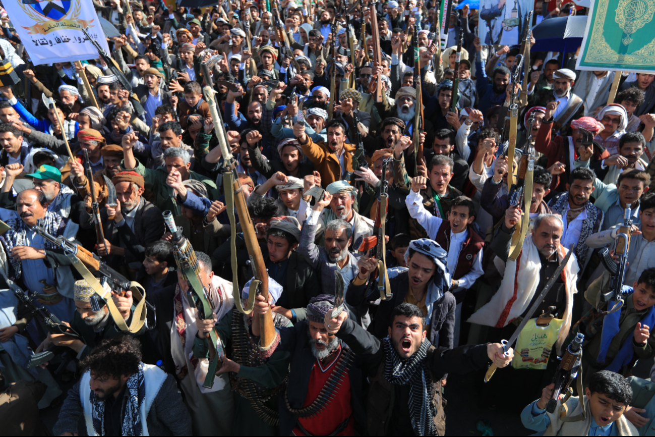 Se han registrado protestas contra la intervención de Arabia Saudita en Yemen.
