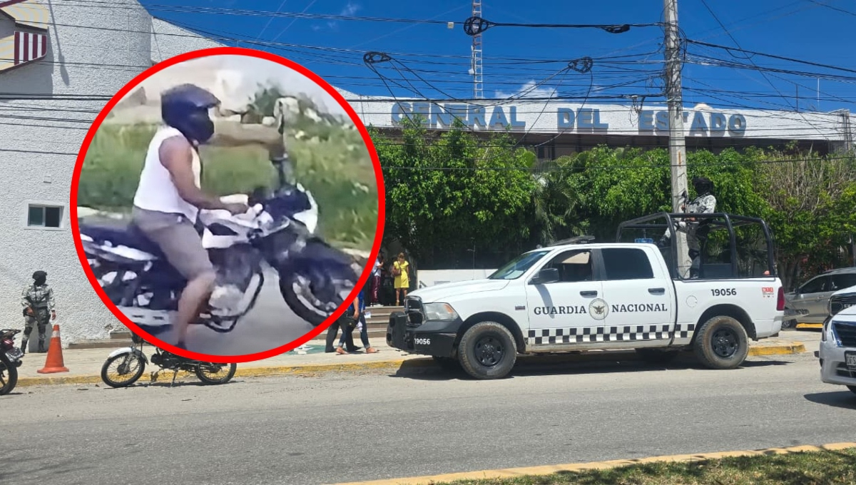 Exhiben en Campeche a presunto motoacosador de mujeres