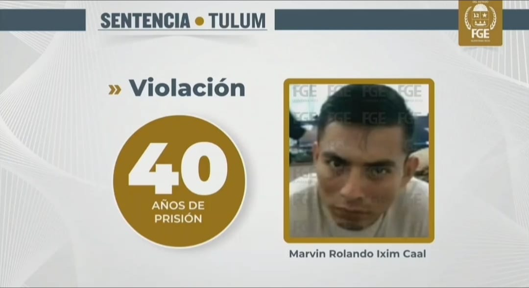 Marvin Rolando Ixil Caal, de 22 años y originario de Guatemala, recibió una pena de cuatro décadas de prisión por el delito