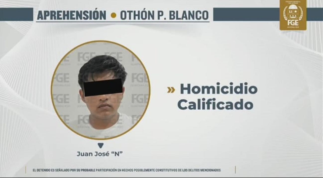 Un presunto integrante de una red criminal fue detenido en Quintana Roo acusado del homicidio de un taxista.