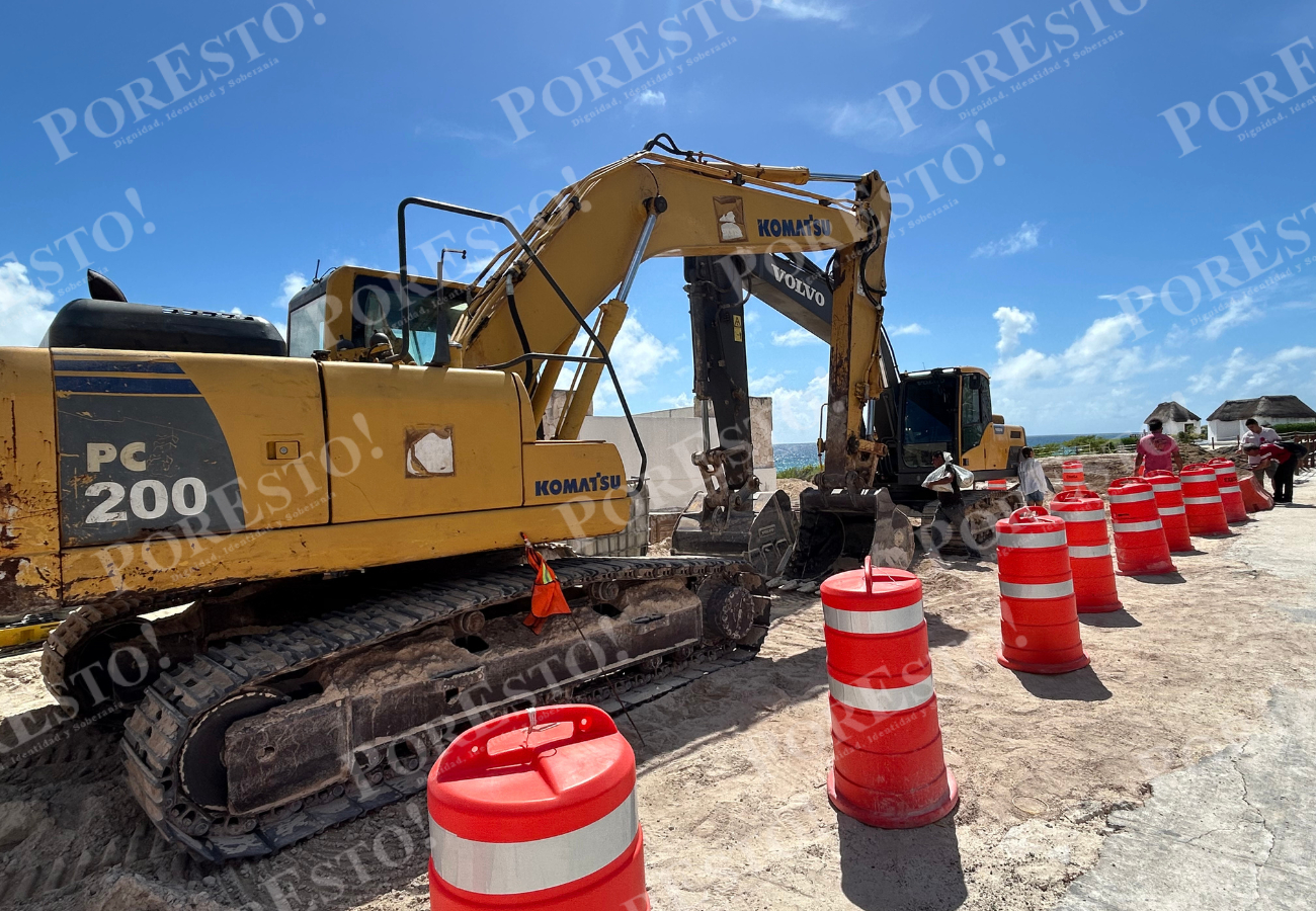 Trabajadores señalaron que la linea transporta una parte importante de la conectividad de Cancún, la cual se traduce a un 30 por ciento