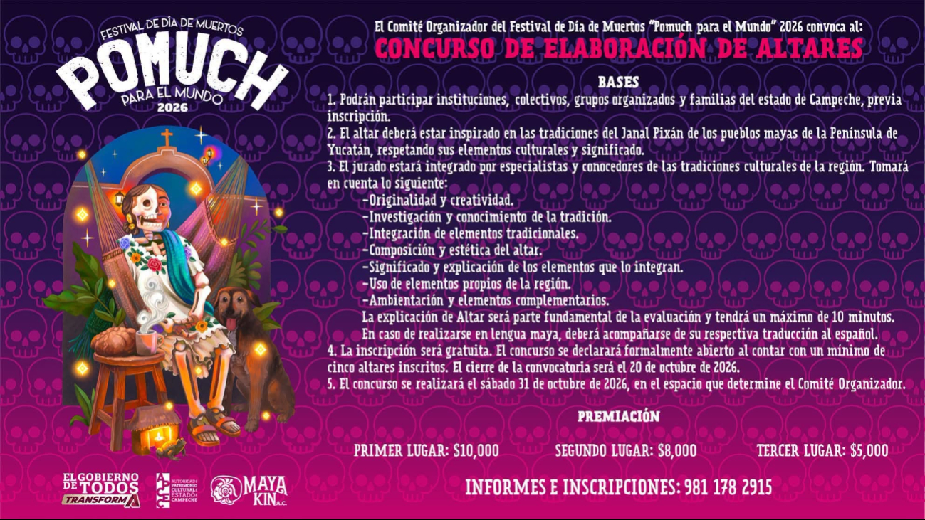 Las inscripciones para ambos concursos serán gratuitas y cerrarán el 20 de octubre.