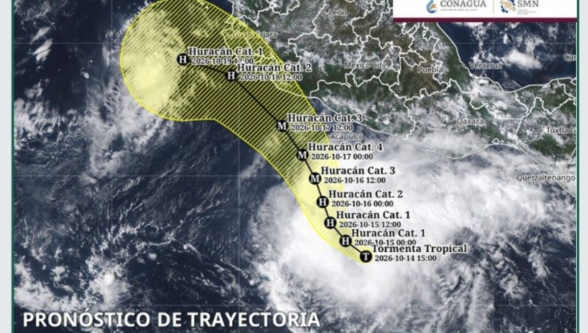 ¿Cuándo se va a convertir en huracán la tormenta tropical 'Trudy'?, trayectoria y afectaciones en estos estados