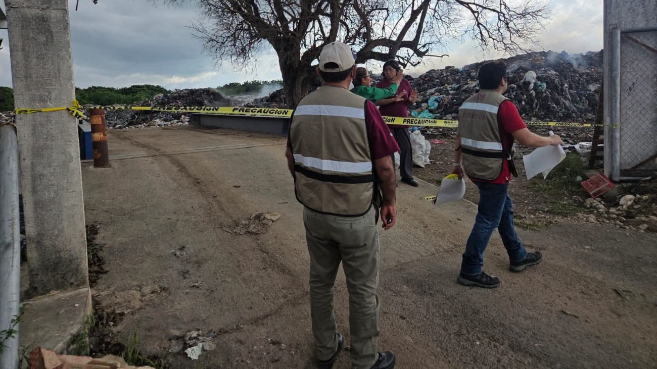 Clausuran basurero municipal de Motul