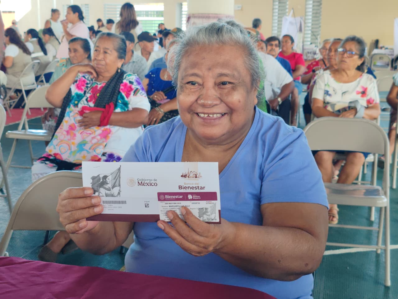 La Delegación del Bienestar en Campeche repone más de 1,200 tarjetas bancarias vencidas o extraviadas.