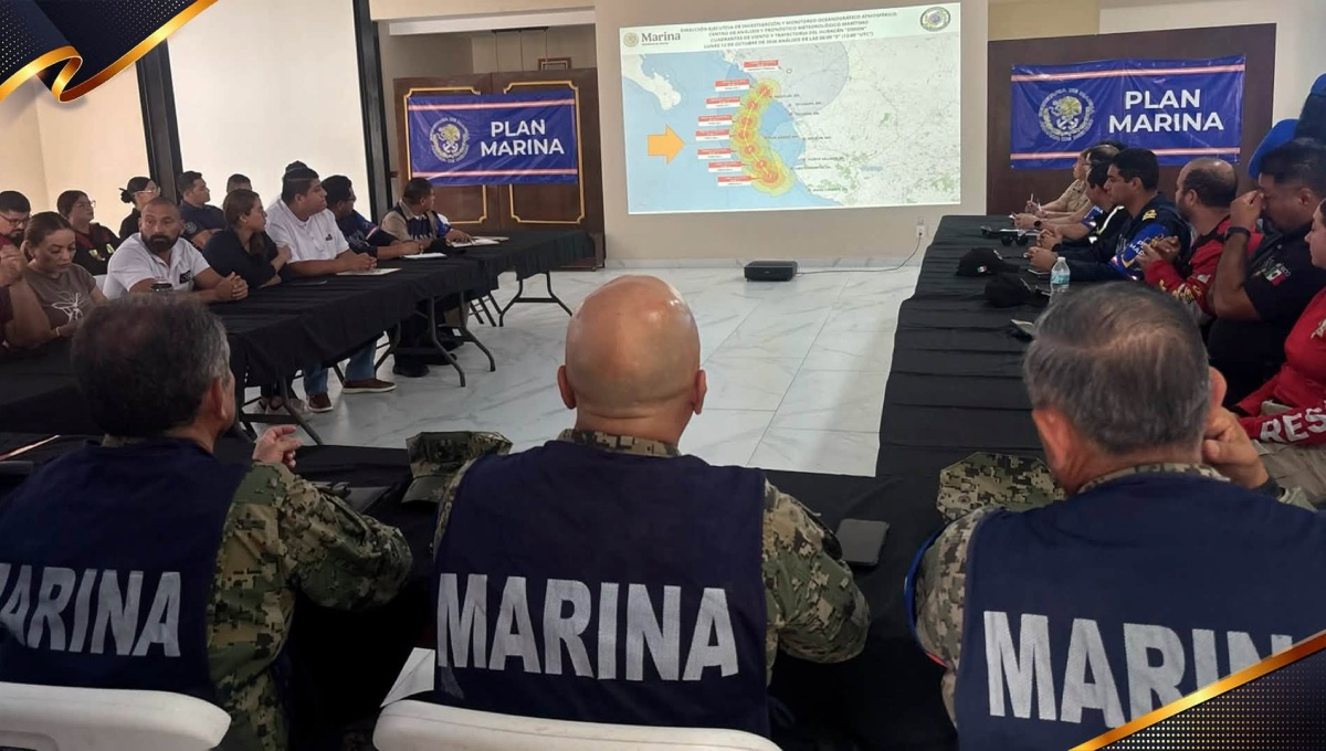 Marina activa plan de prevención en Michoacán y Oaxaca por huracán ´Trudy’.
