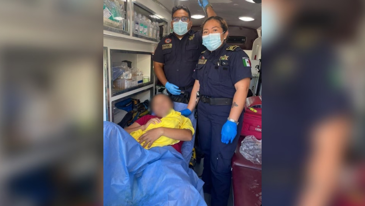 Paramédicos de la SSP atienden parto durante traslado en Progreso