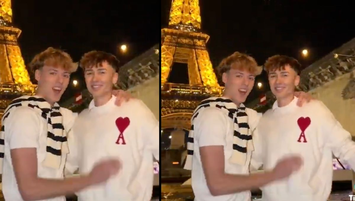 Pareja se hace viral por pelea en un yate al impedir que turistas tomen fotos a la Torre Eiffel