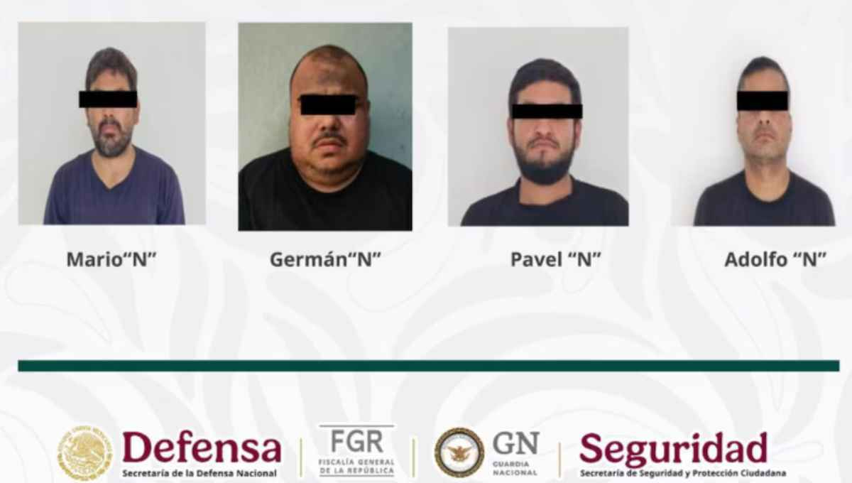 Detienen a cuatro miembros de Los Chapitos, entre ellos “El Pokemón”, encargados de suministrar armas al cártel en Sinaloa