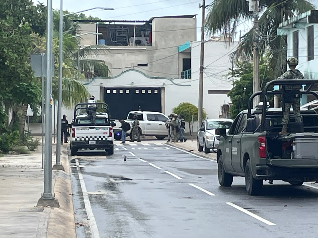 Elementos federales participaron en los operativos.