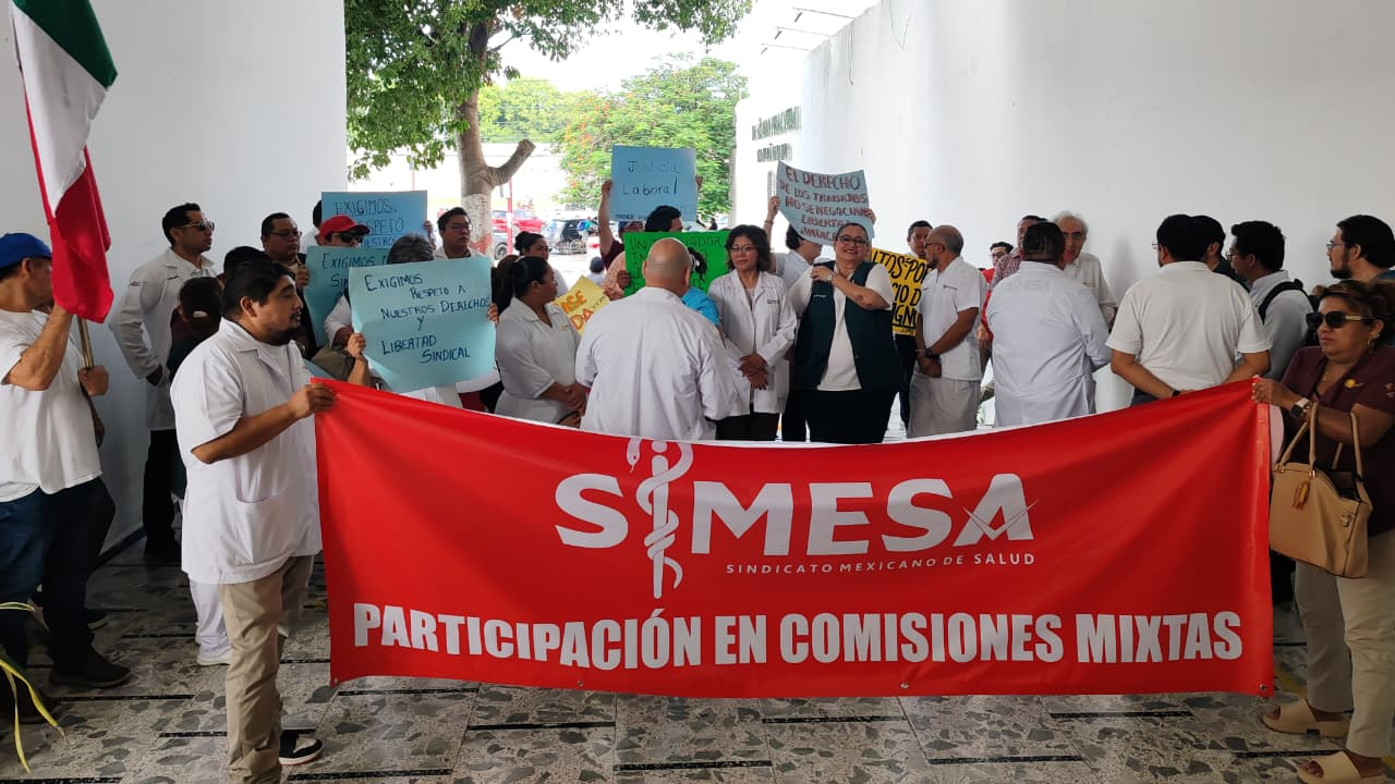IMSS-Bienestar enfrenta amenaza de nuevas protestas en Campeche por demandas sindicales
