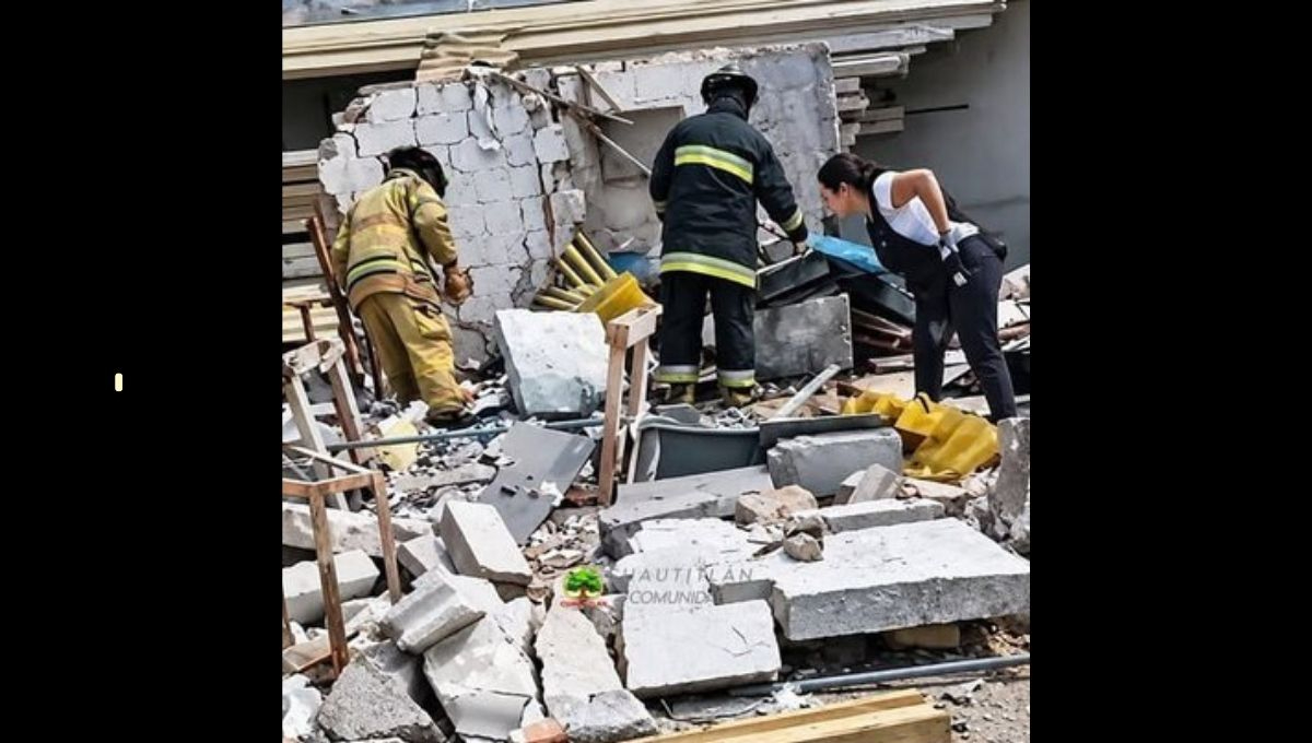 De manera preliminar, se informó que al menos una persona resultó lesionada