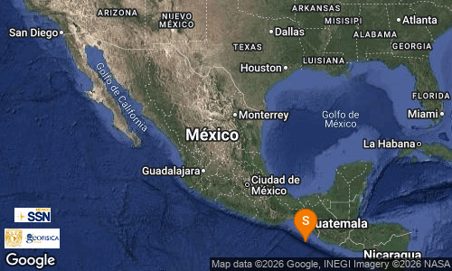 Un sismo con magnitud preliminar de 4.9 sacudió las costas de Chiapas la noche de este viernes.