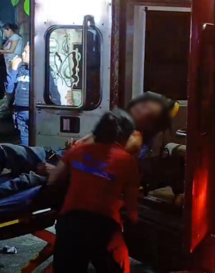 El lesionado fue trasladado al hospital del IMSS- 18, para recibir atención médica