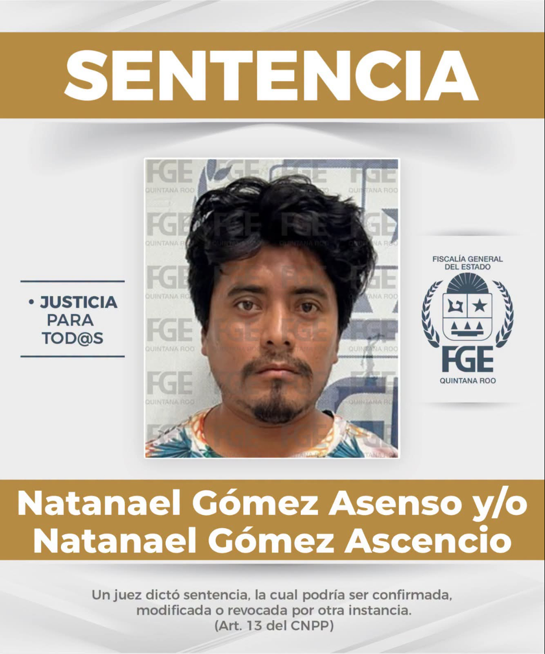 Además de la pena de prisión, el sentenciado deberá pagar una multa de 456 mil 354.85 pesos