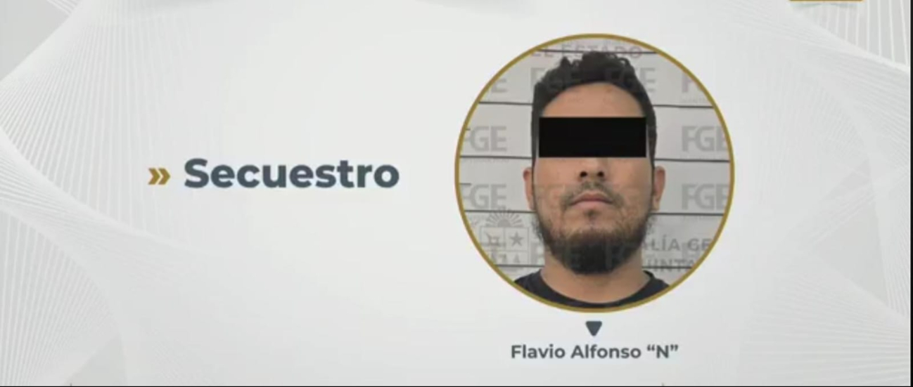 Según la Fiscalía, el detenido presuntamente vigilaba a las víctimas mientras otros implicados contactaban a sus familiares para exigir el pago del rescate