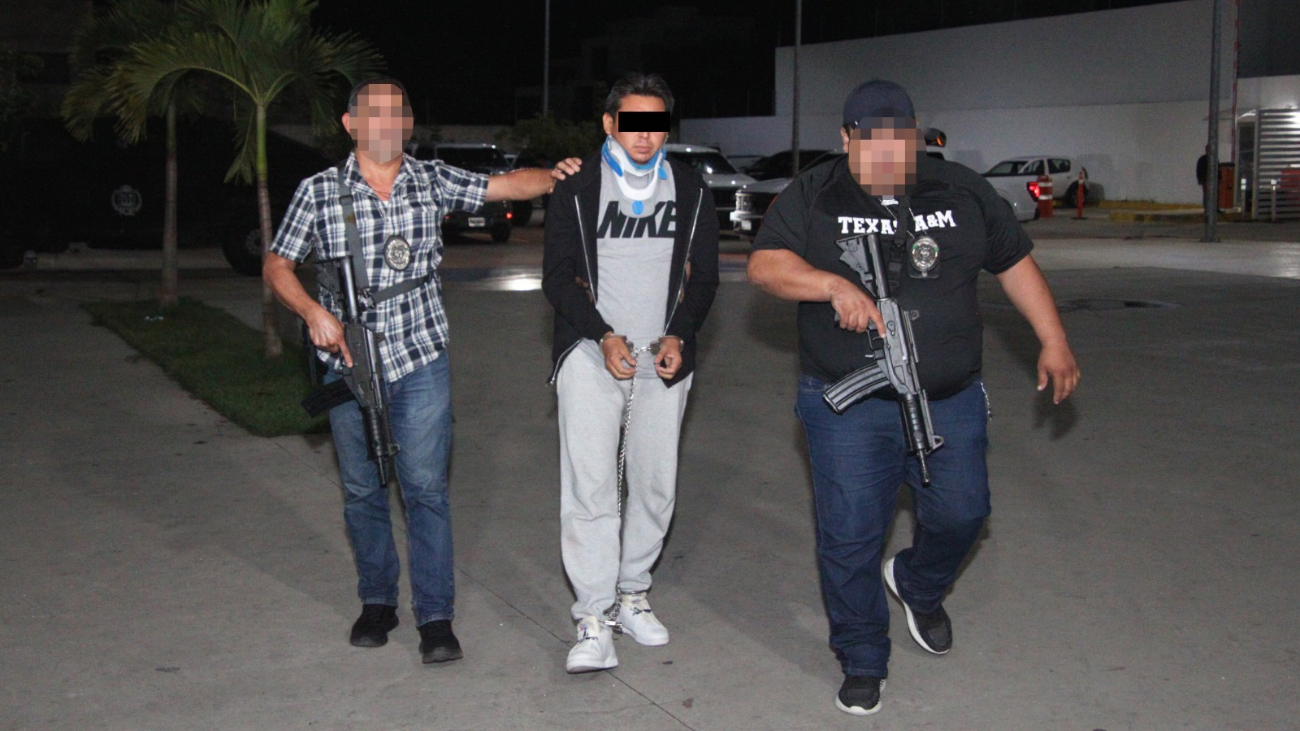 Detienen en Mérida a presunto líder criminal buscado por homicidio en Quintana Roo
