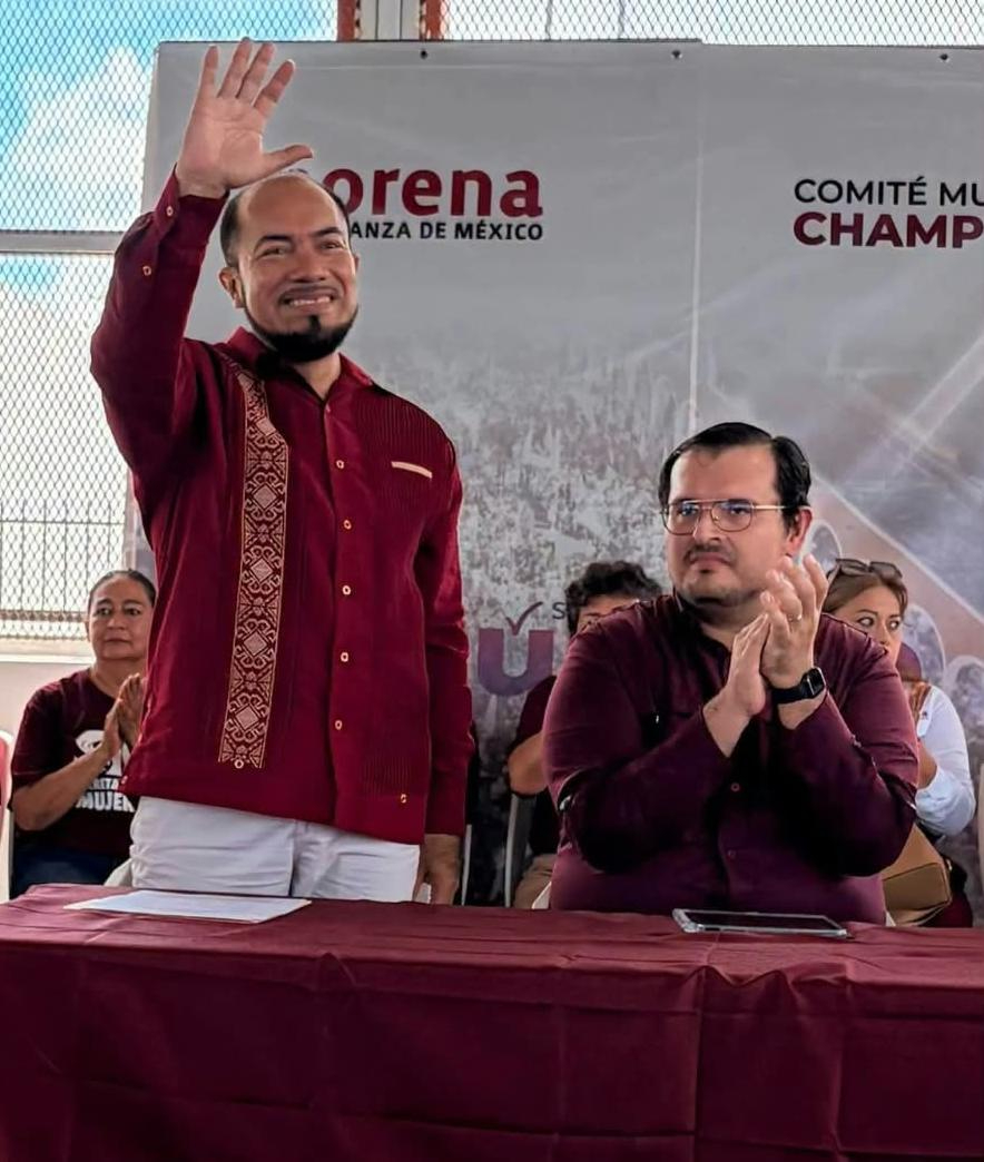 Ernesto Moo May: El exsecretario del Ayuntamiento de Champotón se registró en la cancha techada del parque de Las Madres